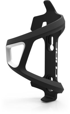 Show product details for Cube HPP Left-Hand Sidecage Bottle Cage (Black/White)