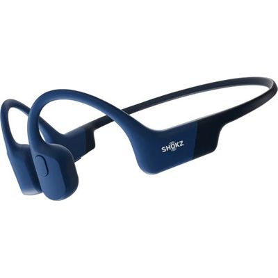 Show product details for Shokz OpenRun Wireless Bone Conduction Headphones (Blue)