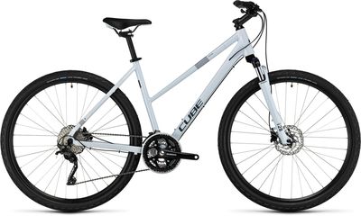 Show product details for Cube Nature Pro Womens City Bike (White/Grey - XS)