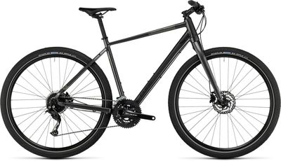 Show product details for Cube Hyde City Bike (Grey/Black - XS)