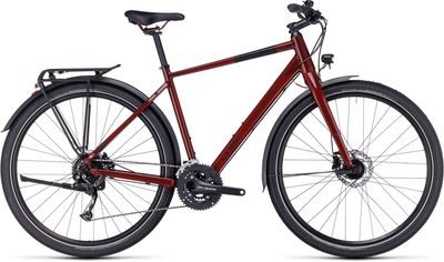 Show product details for Cube Travel City Bike (Red/Black - S)