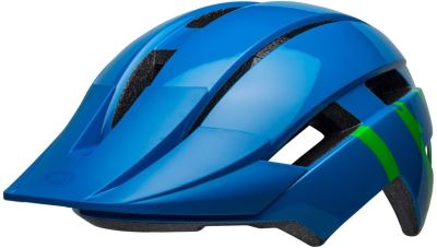 Show product details for Bell Sidetrack II Junior Helmet (Blue/Green - S)