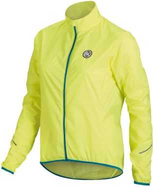 Show product details for BL Logique Windproof Womens Jacket (Yellow/Blue - L)