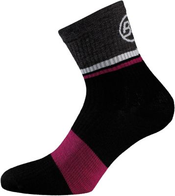 Show product details for BL Esperienza Womens Socks (Black/Pink - M)