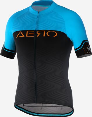 Show product details for BL Aero S2 Jersey (Black/Blue - S)