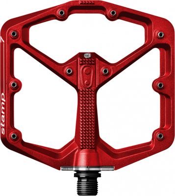 Show product details for Crankbrothers Stamp 7 Flat MTB Pedals (Red - Large)