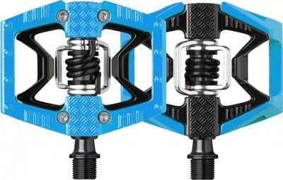 Show product details for Crankbrothers Double Shot 2 Flat/Clipless MTB Pedals (Blue/Black)