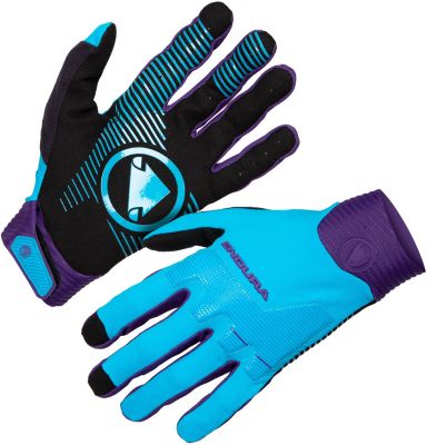 Show product details for Endura MT500 D3O Gloves (Blue/Purple - XXL)