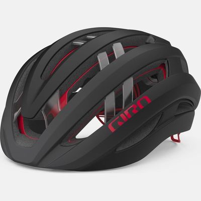 Show product details for Giro Aries Mips Road Helmet (Black/Red - S)