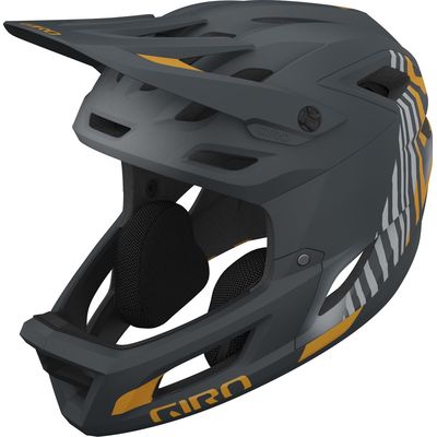 Show product details for Giro Coalition Mips MTB Full-Face Helmet (Navy/Orange - S)
