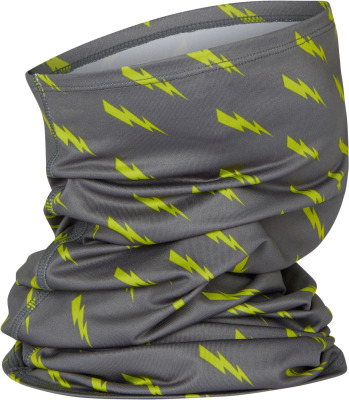 Show product details for Madison Isoler Microfiber Neck Warmer (Grey/Yellow - One Size)