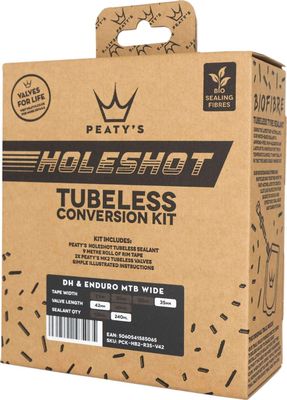 Peatys Holeshot Tubeless Conversion Kit DH Wide