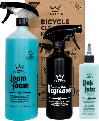 Peatys Wash Degrease Lubricate Bicycle Cleaning Kit Dry