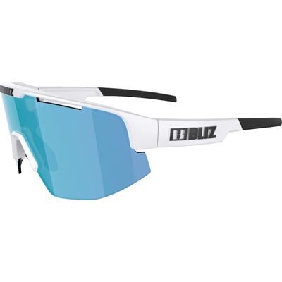 Show product details for Bliz Matrix Sunglasses (White - Smoke Blue Lens)