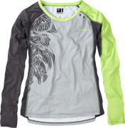 Show product details for Madison Flux Enduro Long Sleeve Womens Jersey (Grey/Green - L)