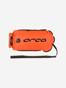 Show product details for Orca Openwater Safety Buoy With Pocket (Orange/Black)