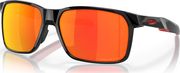 Show product details for Oakley Portal X Prizm Ruby Polarized Sunglasses (Black/Red)