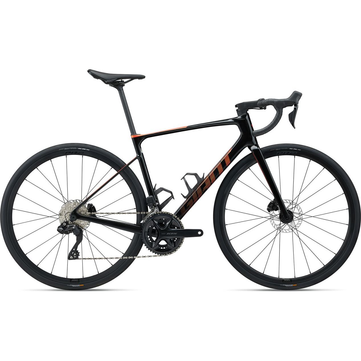 Black/Orange