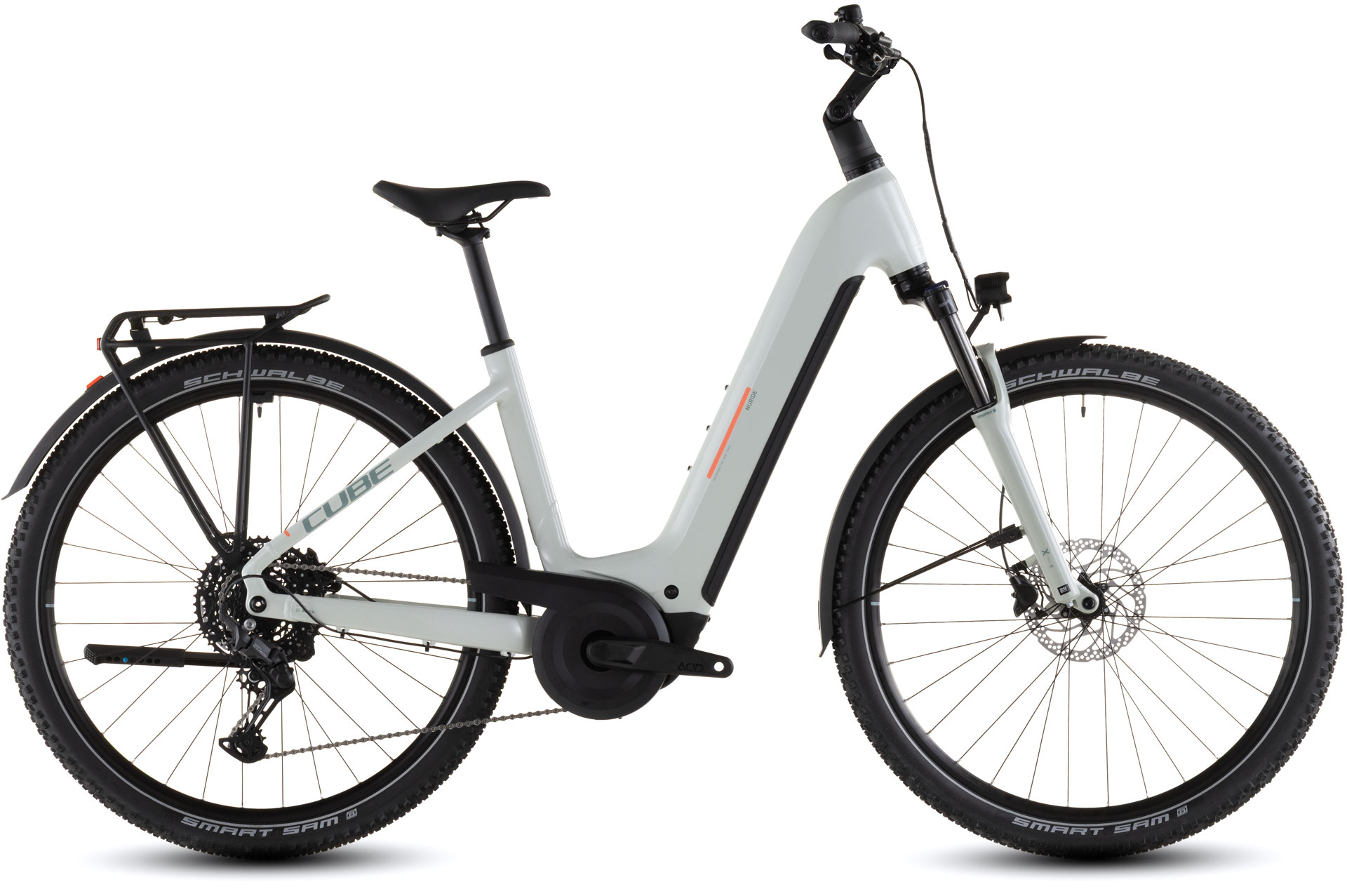 Cube Nuride Hybrid Performance 600 Easy Entry Unisex Electric City Bike
