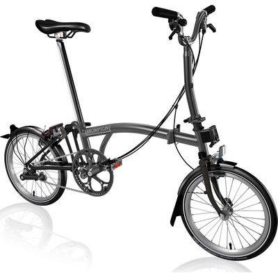 Brompton P Line 4-speed Mid-Bar Urban Fold-up City Bike