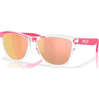 Oakley Frogskins Neon Pop Collection Prizm Rose Gold Polarized Sunglasses