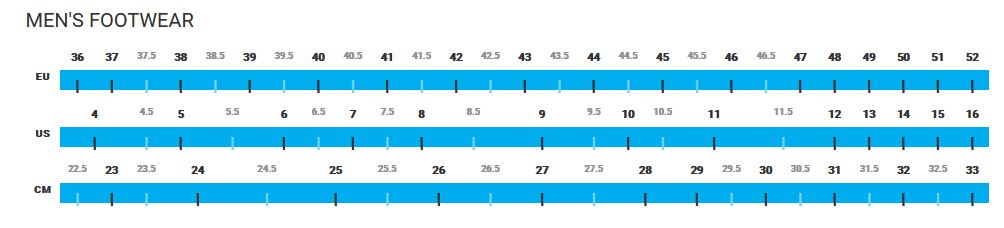 Shimano Rc7 Size Chart