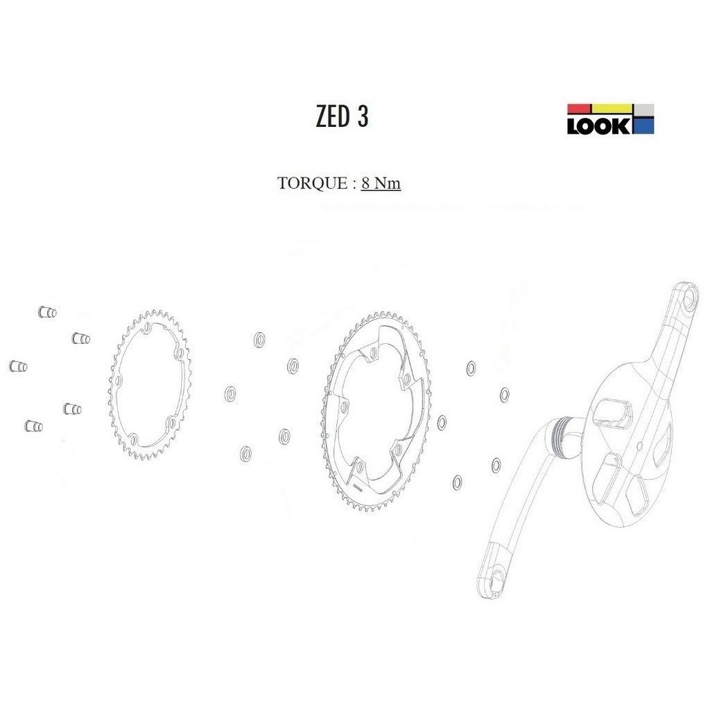 zed 3 crankset