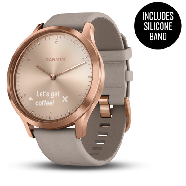 garmin vivomove grey rose gold