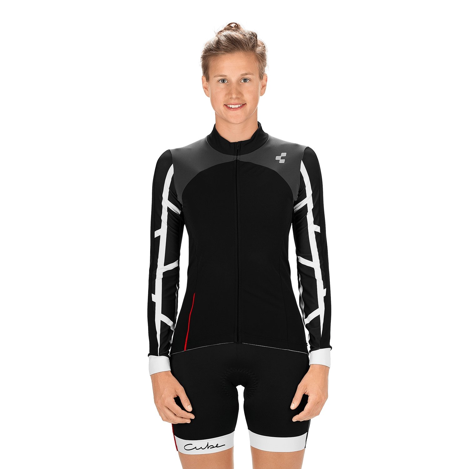 Download Cube Blackline Womens Long Sleeve Jersey - Jerseys - Cycle ...