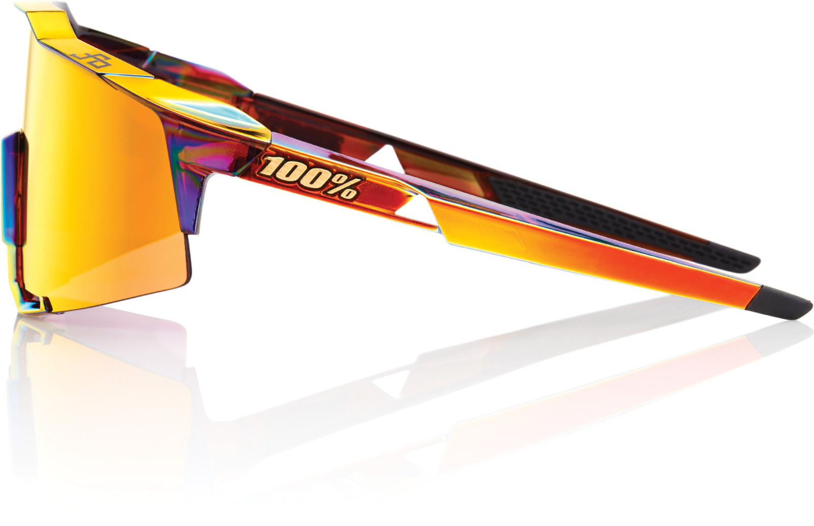 100% Speedcraft Peter Sagan HiPER Red Mirrored Sunglasses - Eyewear