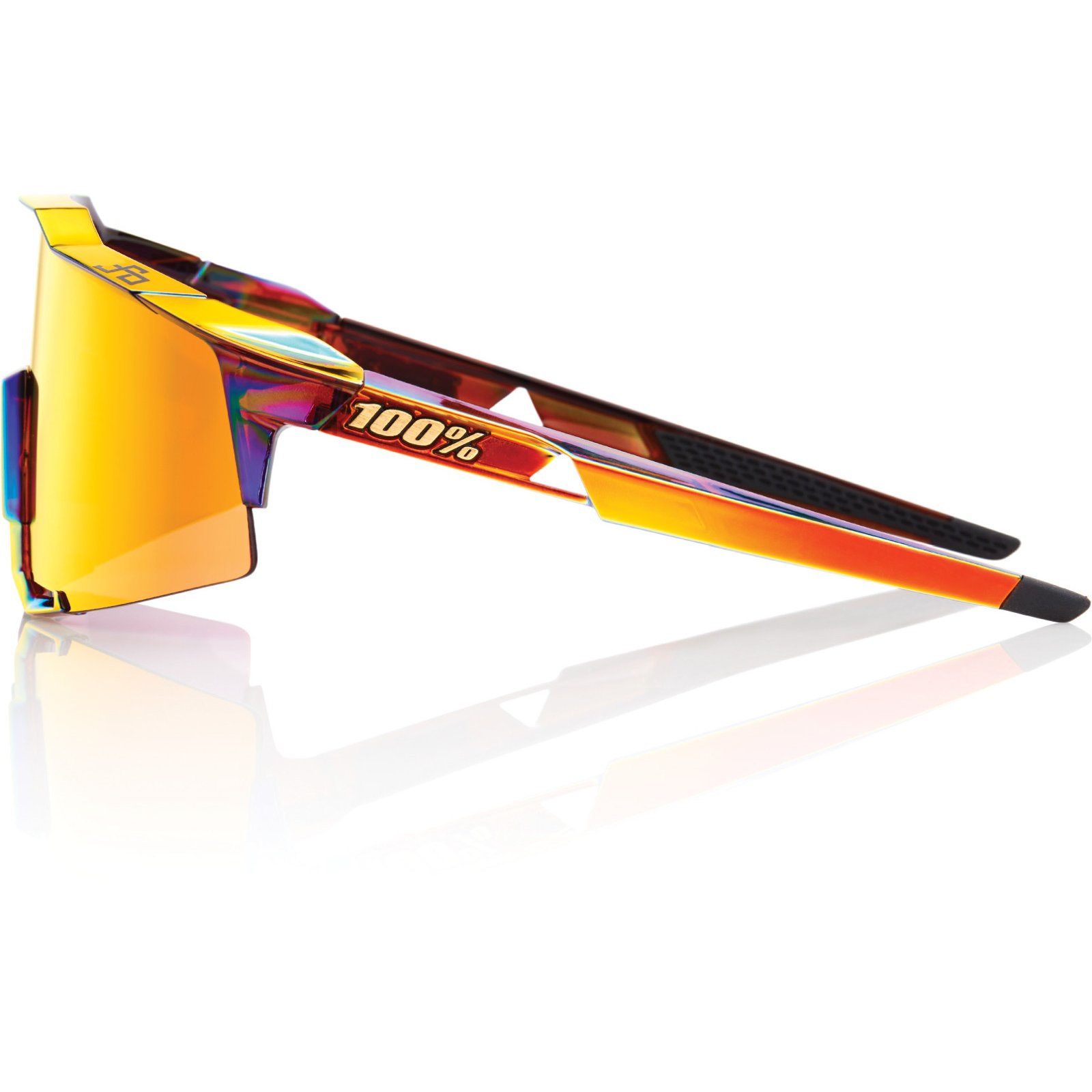 100% Speedcraft Peter Sagan HiPER Red Mirrored Sunglasses - Eyewear