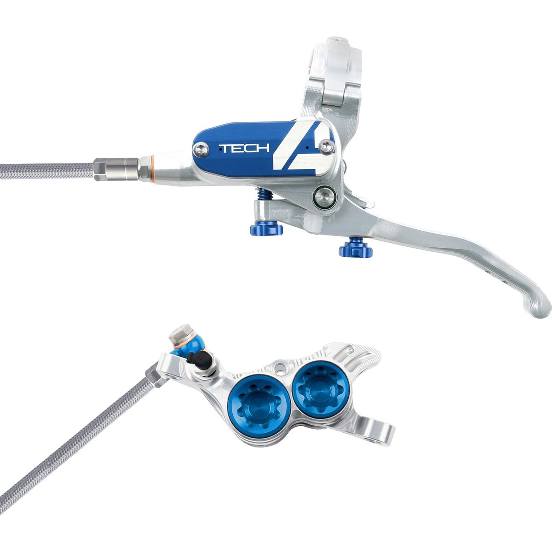 hope v4 brakes silver
