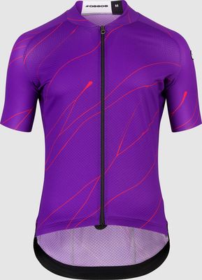 Show product details for Assos Mille GT Ultra Blood Short Sleeve Jersey (Purple - XLG)