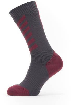 Sealskinz Waterproof Cold Weather Mid Length Sock with Hydrostop