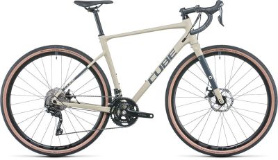 cube gravel bike beige
