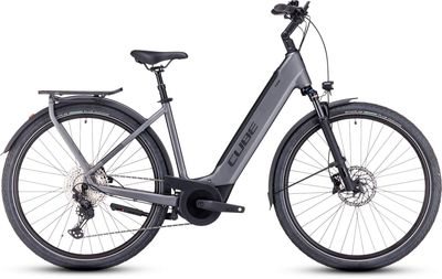 Show product details for Cube Touring Hybrid EXC 625 Unisex Electric City Bike (Grey/Black - XS)