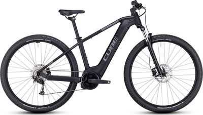 Show product details for Cube Reaction Hybrid Performance 625 Electric Mountain Bike (Black/Grey - L)