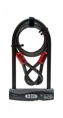 Abus Sinus Plus 230mm U-Lock with Cable