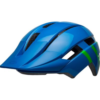 Show product details for Bell Sidetrack II Mips Kids Helmet (Blue/Green - S)