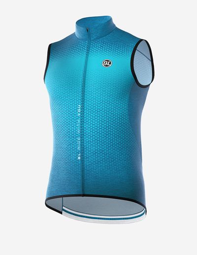 Show product details for BL Fiandre S2 Windprof vest (Teal - L)