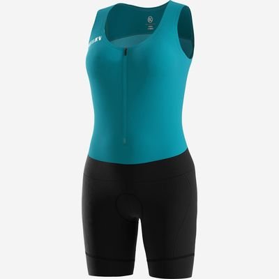 Show product details for BL Vanity S2 Womens Skin Suit (Blue - L)