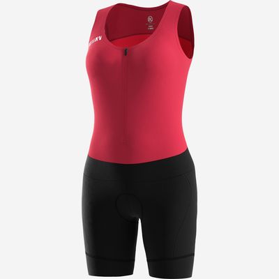 Show product details for BL Vanity S2 Womens Skin Suit (Red - L)