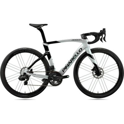 Show product details for Pinarello Dogma F Disc Dura Ace Di2 Road Bike (Silver/Black - M/L)