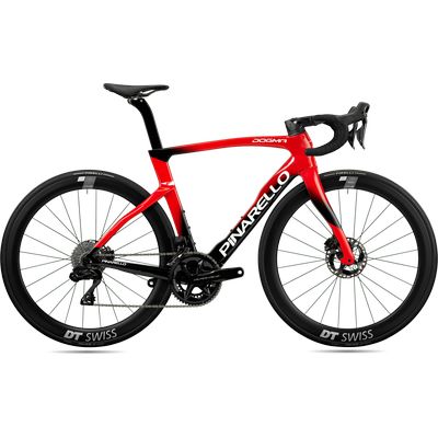 Show product details for Pinarello Dogma F Disc Dura Ace Di2 Road Bike (Red/Black - L/XL)