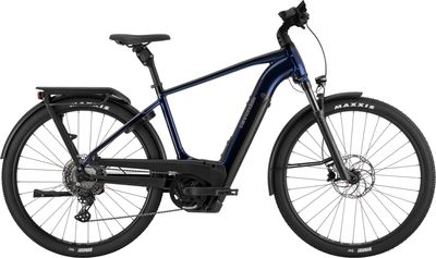 Show product details for Cannondale Tesoro Neo X 1 29 Electric City Bike (Navy - S - 27.5")