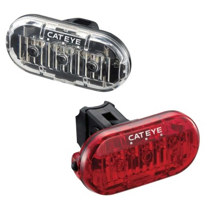 Cateye Omni 3 Front and Rear Lights Set