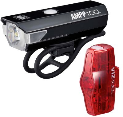 Cateye AMPP100 & VIZ100 Lights Set