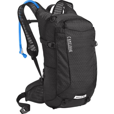 Show product details for CamelBak MULE Pro 14 Womens Hydration Backpack with 3L Bladder (Black/White)