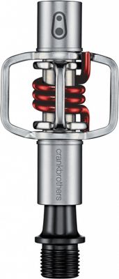 Show product details for Crankbrothers Eggbeater 1 Clipless MTB Pedals (Silver/Red)