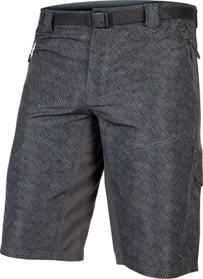 Show product details for Endura Hummvee Shorts with Liner (Grey Camouflage - S)